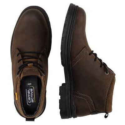 Camel Active Bottes à lacets en cuir de qualité supérieure, marron, 43 EU - Publicité Camel Active Bottes à lacets en cuir de qualité supérieure, marron, 43 EU - Publicité