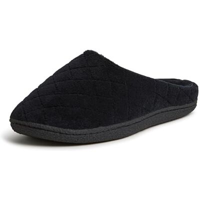 Dearfoams Chaussons sabots pour homme, noir (Noir/multicolore), X-Large - Publicité Dearfoams Chaussons sabots pour homme, noir (Noir/multicolore), X-Large - Publicité