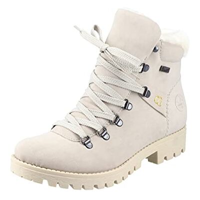 Rieker 78535, Botte Tendance Femme, Beige, 40 EU - Publicité Rieker 78535, Botte Tendance Femme, Beige, 40 EU - Publicité