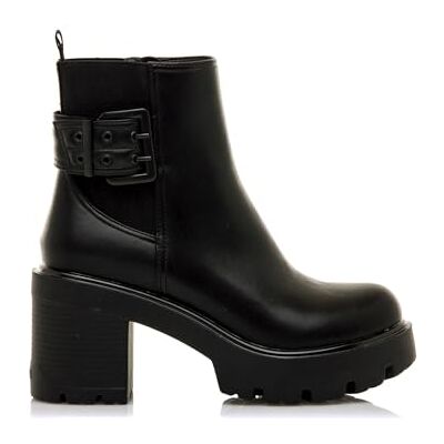 MTNG Bottines à Talons Femme Emeline 54877 61004 Noir - Publicité MTNG Bottines à Talons Femme Emeline 54877 61004 Noir - Publicité