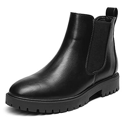 DREAM PAIRS Bottes pour Femme Bottes Chelsea Elégante Chaussures Confortable Bottines Classiques,Size 36.5,Noir/PU,DAB213 - Publicité DREAM PAIRS Bottes pour Femme Bottes Chelsea Elégante Chaussures Confortable Bottines Classiques,Size 36.5,Noir/PU,DAB213 - Publicité