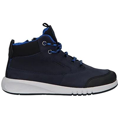Geox Garçon J Aeranter Boy Abx A Bottines, Navy/Royal, 34 EU - Publicité Geox Garçon J Aeranter Boy Abx A Bottines, Navy/Royal, 34 EU - Publicité
