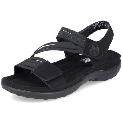 Rieker Femme Sandales 64870, Dame Sandales Fines,Chaussure d'été,Sandale d'été,Confortable,Plate,Noir (Schwarz / 02),36 EU / 3.5 UK - Publicité Rieker Femme Sandales 64870, Dame Sandales Fines,Chaussure d'été,Sandale d'été,Confortable,Plate,Noir (Schwarz / 02),36 EU / 3.5 UK - Publicité