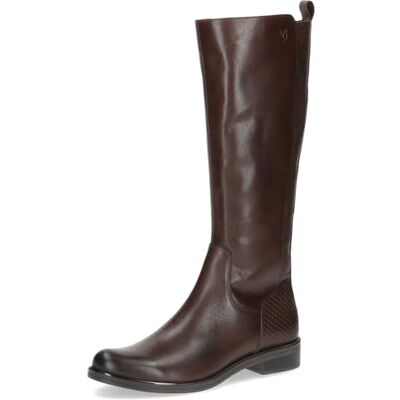 CAPRICE Bottes femme en cuir à fermeture éclair, Marron (Dk Brown Comb), 38,5 EU - Publicité CAPRICE Bottes femme en cuir à fermeture éclair, Marron (Dk Brown Comb), 38,5 EU - Publicité