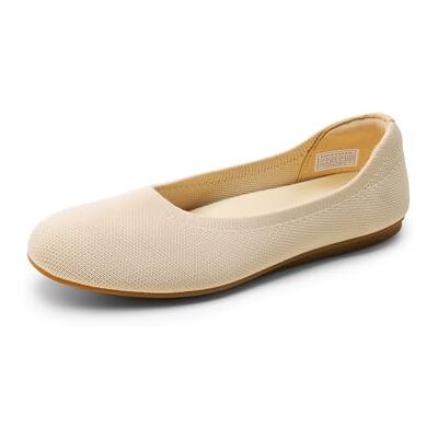 DREAM PAIRS Ballerines Femmes Flexible Chaussure de Plates Confortables Ballerine Respirant et Antidérapant pour Conduite Marche,Size 40,Nu,SDFA2423W - Publicité DREAM PAIRS Ballerines Femmes Flexible Chaussure de Plates Confortables Ballerine Respirant et Antidérapant pour Conduite Marche,Size 40,Nu,SDFA2423W - Publicité
