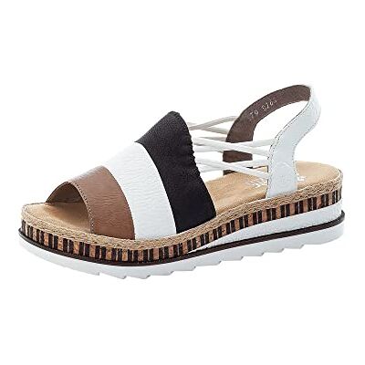 Rieker Sandales pour femme, Beige., 40 EU - Publicité Rieker Sandales pour femme, Beige., 40 EU - Publicité