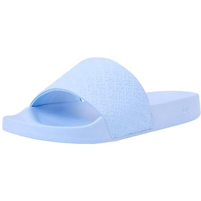 Tommy Hilfiger Women MONOGRAM POOL SLIDE, Vessel Blue, 37 EU - Publicité Tommy Hilfiger Women MONOGRAM POOL SLIDE, Vessel Blue, 37 EU - Publicité