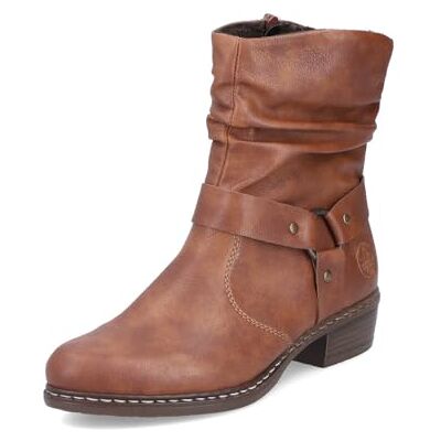 Rieker Femme Y0850 Botte mi-Mollet, Marron, 39 EU - Publicité Rieker Femme Y0850 Botte mi-Mollet, Marron, 39 EU - Publicité