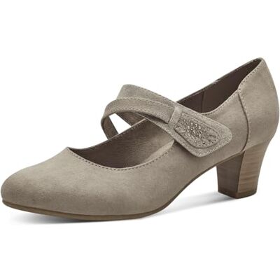 Jana Femme Escarpins Mary Jane avec lanières Vegan, Gris (Stone), 38 EU - Publicité Jana Femme Escarpins Mary Jane avec lanières Vegan, Gris (Stone), 38 EU - Publicité