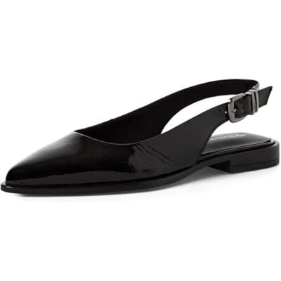 Tamaris Escarpin à bride arrière plat pour femme en cuir noir 39 EU - Publicité Tamaris Escarpin à bride arrière plat pour femme en cuir noir 39 EU - Publicité