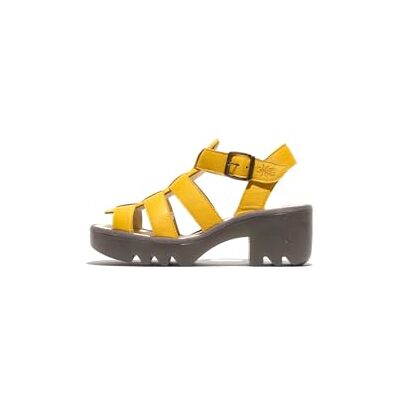 Fly London Femme Sandal, Bright Yellow, 40 EU - Publicité Fly London Femme Sandal, Bright Yellow, 40 EU - Publicité