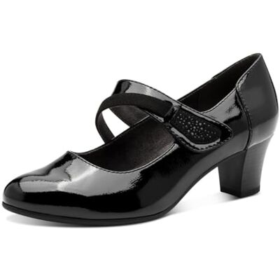 Jana Mary Jane Femme à Bride Vegan, Black Patent, 39 EU - Publicité Jana Mary Jane Femme à Bride Vegan, Black Patent, 39 EU - Publicité