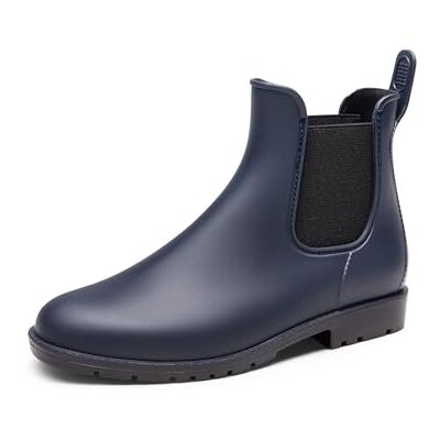 DREAM PAIRS Bottes de Pluie Chelsea pour Femmes Imperméables Bottines Antidérapante et Pratique,Size 41.5,Marine,SDRB2413W - Publicité DREAM PAIRS Bottes de Pluie Chelsea pour Femmes Imperméables Bottines Antidérapante et Pratique,Size 41.5,Marine,SDRB2413W - Publicité