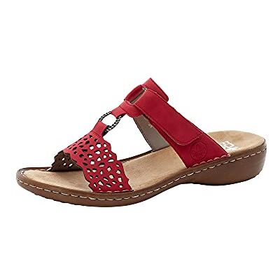 Rieker Women's Sandal, Rouge, 42 EU - Publicité Rieker Women's Sandal, Rouge, 42 EU - Publicité