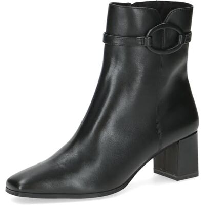 CAPRICE Bottines femme en cuir élégantes, Noir (Black Nappa), 40 EU - Publicité CAPRICE Bottines femme en cuir élégantes, Noir (Black Nappa), 40 EU - Publicité