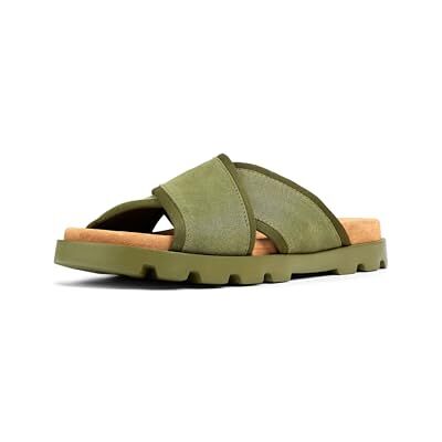 Camper Men's Brutus Sandal Slide, Medium Green 002, 46 EU - Publicité Camper Men's Brutus Sandal Slide, Medium Green 002, 46 EU - Publicité