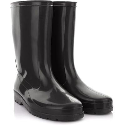 Lemigo Bottes de Pluie Imperméables Pour Femme Chaussures de Jardin Vert Noir IGA 36-42 EU (Noir, Système Taille Chaussures EU, Adulte, Numérique (intervalle), Moyen, 38, 39) - Publicité Lemigo Bottes de Pluie Imperméables Pour Femme Chaussures de Jardin Vert Noir IGA 36-42 EU (Noir, Système Taille Chaussures EU, Adulte, Numérique (intervalle), Moyen, 38, 39) - Publicité