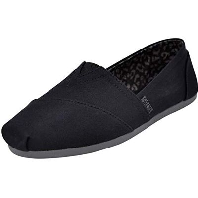 Skechers Women's Bobs Plush-Peace and Love Ballet Flat, Noir, 35.5 EU - Publicité Skechers Women's Bobs Plush-Peace and Love Ballet Flat, Noir, 35.5 EU - Publicité