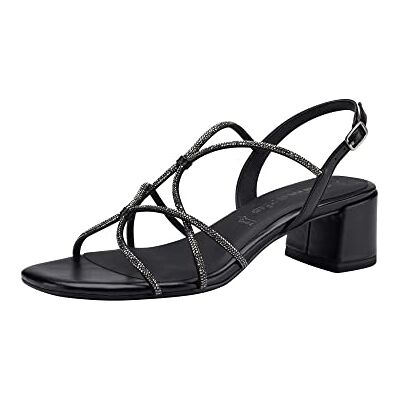 Tamaris Femme Sandales, Dame Sandales Fines,TOUCHit,Chaussures d'été,lanière,élégantes,féminines,à Talon léger,Black Metallic,37 EU - Publicité Tamaris Femme Sandales, Dame Sandales Fines,TOUCHit,Chaussures d'été,lanière,élégantes,féminines,à Talon léger,Black Metallic,37 EU - Publicité