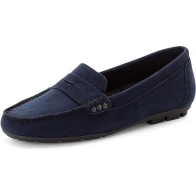 MARCO TOZZI Mocassin Femme Semelle Feel Me Souple Confortable, Bleu (Navy), 36 EU - Publicité MARCO TOZZI Mocassin Femme Semelle Feel Me Souple Confortable, Bleu (Navy), 36 EU - Publicité