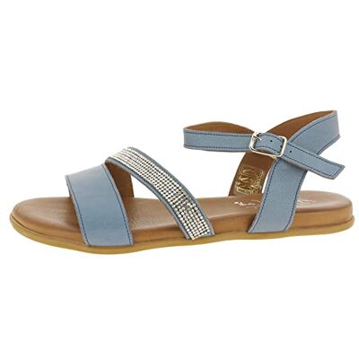 Andrea Conti Sandales pour Femme, Bleu Infini, 42 EU - Publicité Andrea Conti Sandales pour Femme, Bleu Infini, 42 EU - Publicité