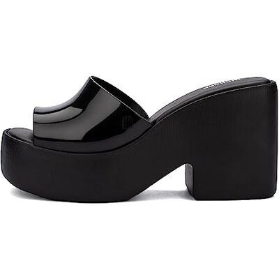 Melissa Posh Sandales compensées pour femme, noir, 39 EU - Publicité Melissa Posh Sandales compensées pour femme, noir, 39 EU - Publicité