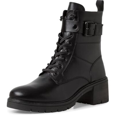 MARCO TOZZI Bottines à Lacets pour Femme Botte Tendance, Noir, 41 EU - Publicité MARCO TOZZI Bottines à Lacets pour Femme Botte Tendance, Noir, 41 EU - Publicité