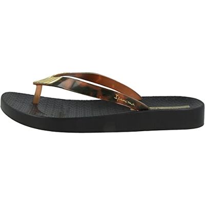 Ipanema Elegance FEM, Tongs Femme, Black Brown Gold, 35/36 EU - Publicité Ipanema Elegance FEM, Tongs Femme, Black Brown Gold, 35/36 EU - Publicité