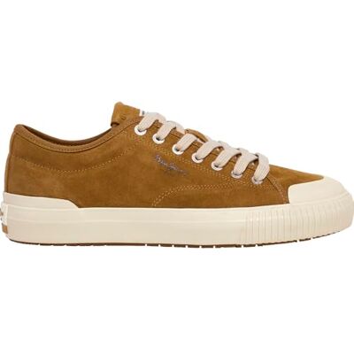 Pepe Jeans Homme Ben Suede M Sneak, Brown Tobacco Brown, 39 EU - Publicité Pepe Jeans Homme Ben Suede M Sneak, Brown Tobacco Brown, 39 EU - Publicité