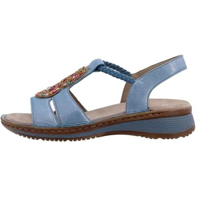 ARA Femme Hawaii Sandale, Bleu Ciel, 35 EU - Publicité ARA Femme Hawaii Sandale, Bleu Ciel, 35 EU - Publicité