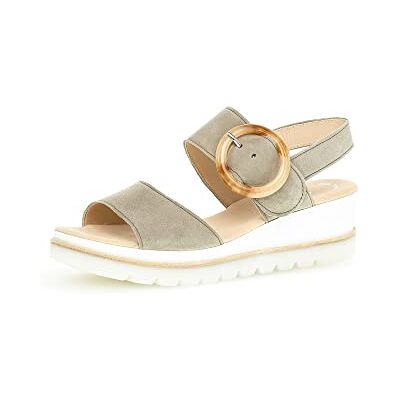 Gabor Yeo Womens Wedge Heel Sandals 39 Daim Roseau - Publicité Gabor Yeo Womens Wedge Heel Sandals 39 Daim Roseau - Publicité