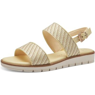 MARCO TOZZI Sandale cale by Guido Maria Kretschmer Femme, Lemon Comb, 38 EU - Publicité MARCO TOZZI Sandale cale by Guido Maria Kretschmer Femme, Lemon Comb, 38 EU - Publicité