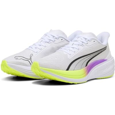 Puma Bottines unisexes pour adulte Darter Pro White-Pure Magenta-Yello, Orchidée blanche, 42/42.5 EU - Publicité Puma Bottines unisexes pour adulte Darter Pro White-Pure Magenta-Yello, Orchidée blanche, 42/42.5 EU - Publicité