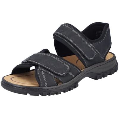 Rieker 25051 Sandales pour homme, Noir, 45 EU - Publicité Rieker 25051 Sandales pour homme, Noir, 45 EU - Publicité