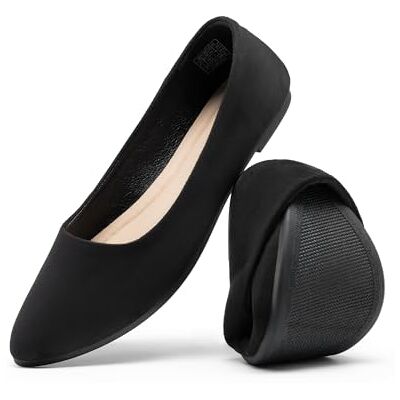 DREAM PAIRS Ballerines Femme Confortables à Bout Pointu en Suédine, Chaussures Plates à Enfiler pour Travail, Bureau ou Sorties,Size 39,Noir,DWUMFA2506 - Publicité DREAM PAIRS Ballerines Femme Confortables à Bout Pointu en Suédine, Chaussures Plates à Enfiler pour Travail, Bureau ou Sorties,Size 39,Noir,DWUMFA2506 - Publicité