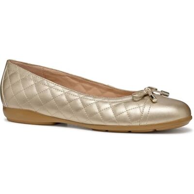 Geox Femme D ANNYTAH B Ballerines Plates, Lt Gold, 39 EU - Publicité Geox Femme D ANNYTAH B Ballerines Plates, Lt Gold, 39 EU - Publicité
