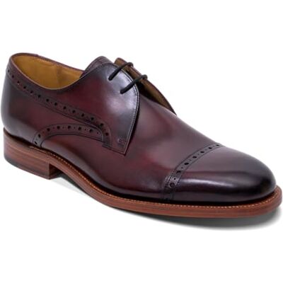 BARKER Wye Chaussures richelieu en cuir Oxford faites à la main pour homme – Élégance intemporelle et savoir-faire supérieur, Bordeaux brossé à la main, 43.5 EU - Publicité BARKER Wye Chaussures richelieu en cuir Oxford faites à la main pour homme – Élégance intemporelle et savoir-faire supérieur, Bordeaux brossé à la main, 43.5 EU - Publicité