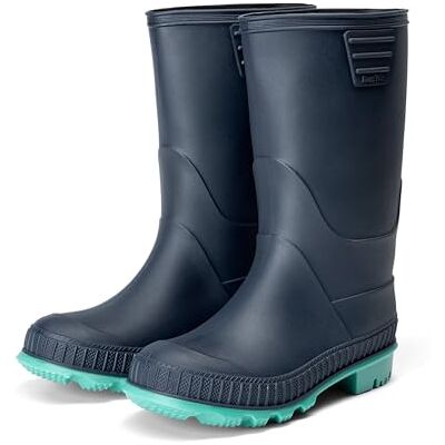 DREAM PAIRS Bottes de Pluie Enfant Fille Garçon Légeres Faciles À Enfiler avec Semelle Antidérapante pour Jeux en Extérieur par Temps de Pluie,Size 36,Navy/Green,KKUMRB2506 - Publicité DREAM PAIRS Bottes de Pluie Enfant Fille Garçon Légeres Faciles À Enfiler avec Semelle Antidérapante pour Jeux en Extérieur par Temps de Pluie,Size 36,Navy/Green,KKUMRB2506 - Publicité