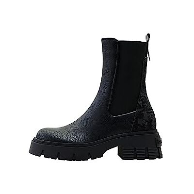 Desigual Bottes Chelsea Base Noires - Publicité Desigual Bottes Chelsea Base Noires - Publicité