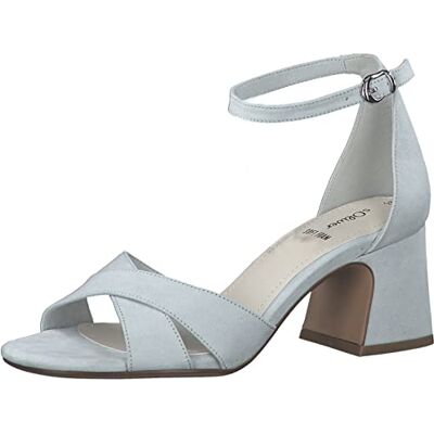 s.Oliver Femme Sandale à Talon, LT Blue, 40 EU - Publicité s.Oliver Femme Sandale à Talon, LT Blue, 40 EU - Publicité
