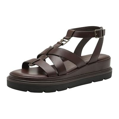 Tamaris sandale femme à talon compensé brun 42 EU - Publicité Tamaris sandale femme à talon compensé brun 42 EU - Publicité