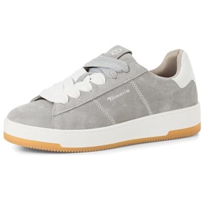 Tamaris Baskets Basses pour Femme , Gris Clair, 41 EU - Publicité Tamaris Baskets Basses pour Femme , Gris Clair, 41 EU - Publicité