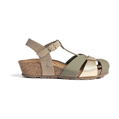 Yokono Sandales compensées Vertes MONACO-260 Chaussures Printemps-été Femme Simili Cuir de Vachette/Perle 3 cm - Publicité Yokono Sandales compensées Vertes MONACO-260 Chaussures Printemps-été Femme Simili Cuir de Vachette/Perle 3 cm - Publicité