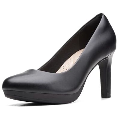 Clarks Womens Ambyr Joy Pump, Black Leather, 9.5 US - Publicité Clarks Womens Ambyr Joy Pump, Black Leather, 9.5 US - Publicité
