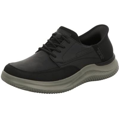 Skechers Baskets Hasting Rory pour Homme, Noir/Cuir synthétique, 44 EU - Publicité Skechers Baskets Hasting Rory pour Homme, Noir/Cuir synthétique, 44 EU - Publicité