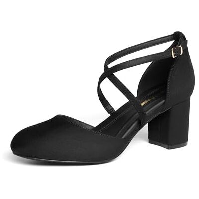 DREAM PAIRS Escarpins Femme Petit Talon, Chaussures Élégantes et Confortables, Womens Pumps pour Travail, Mariage et Soirée,Size 38,Suède-Noir,SDPU26002W - Publicité DREAM PAIRS Escarpins Femme Petit Talon, Chaussures Élégantes et Confortables, Womens Pumps pour Travail, Mariage et Soirée,Size 38,Suède-Noir,SDPU26002W - Publicité