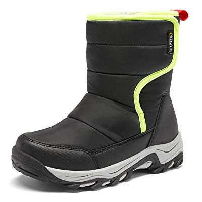 DREAM PAIRS Kids Bottes de Neige pour Enfants Chaussures de Hiver Bottes à Lacets Garçon et Fille Confortable,Size 33.5,Noir,SDSB2222K - Publicité DREAM PAIRS Kids Bottes de Neige pour Enfants Chaussures de Hiver Bottes à Lacets Garçon et Fille Confortable,Size 33.5,Noir,SDSB2222K - Publicité