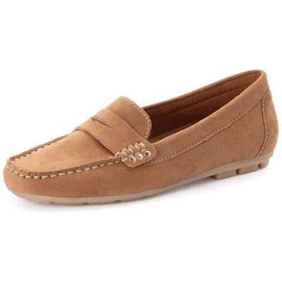 MARCO TOZZI Mocassin Femme Semelle Feel Me Souple Confortable, Marron (Almond), 37 EU - Publicité MARCO TOZZI Mocassin Femme Semelle Feel Me Souple Confortable, Marron (Almond), 37 EU - Publicité