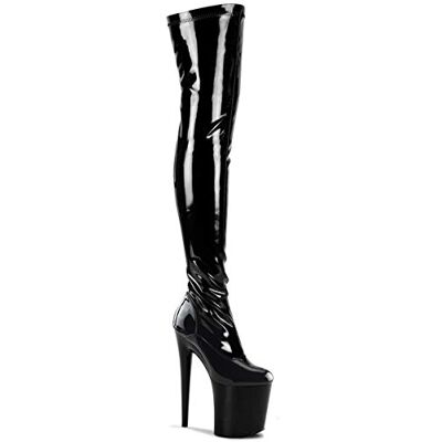 Pleaser FLAMINGO-3000, Bottines Classiques Femme, Noir (Blk STR Pat/Blk), 36 EU (3) - Publicité Pleaser FLAMINGO-3000, Bottines Classiques Femme, Noir (Blk STR Pat/Blk), 36 EU (3) - Publicité