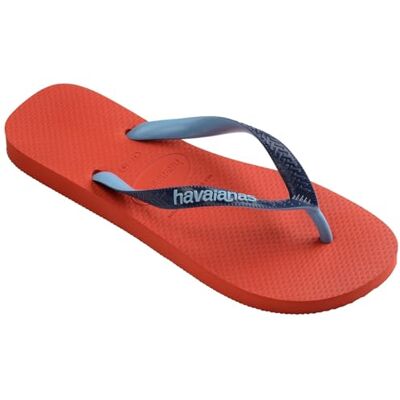 Havaianas Top Mix, Tongs Confortables, Durables et Légères, avec Drapeau Brésilien, Lanières Bicolores, Adultes Unisexe - Publicité Havaianas Top Mix, Tongs Confortables, Durables et Légères, avec Drapeau Brésilien, Lanières Bicolores, Adultes Unisexe - Publicité